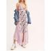 Free People Dresses | Free People Paradise Printed Crochet Maxi Dress | Color: Pink/White | Size: L
