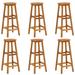 Red Barrel Studio® Bar Stool Bar Seat Counter Height Stool for Pub Kitchen Solid Wood in Brown | 29.9 H x 13.4 W x 13.4 D in | Wayfair