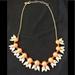 J. Crew Jewelry | J. Crew Rhinestone Orange Stone Statement Necklace | Color: Orange | Size: Os