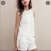 J. Crew Tops | Jcrew Zigzag Eyelet Shell Tank Top | Color: White | Size: 10
