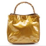 Gucci Bags | Authentic Gucci Tom Ford Era Gold Bamboo Handbag | Color: Gold/Orange | Size: Os