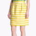 Kate Spade Skirts | Kate Spade Barry Skirt The Rules Skirt | Color: White/Yellow | Size: 8