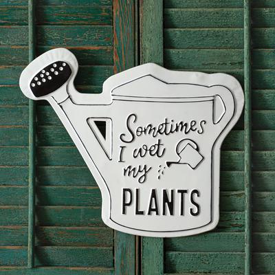 Sometimes I Wet My Plants Sign - CTW Home Collection 770466