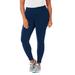 Plus Size Women's Knit Legging by Catherines in Navy (Size 4XWP)