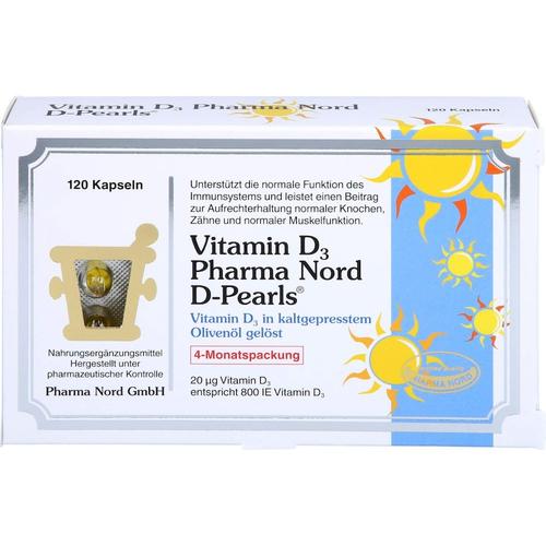 Pharma Nord – VITAMIN D3 20 μg Kapseln Vitamine