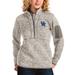 Women's Antigua Oatmeal Kentucky Wildcats Fortune Half-Zip Pullover Jacket