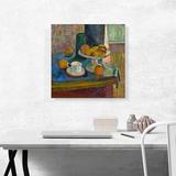 ARTCANVAS Still Life w/ Compote, Apples & Oranges 1899 by Henri Matisse - Wrapped Canvas Painting Print Canvas, in Blue/Green/Red | Wayfair