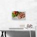 ARTCANVAS Asparagus & Steak Diner Restaurant Decor - Wrapped Canvas Photograph Print Canvas in Green/Red | 12 H x 18 W x 0.75 D in | Wayfair