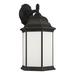 Andover Mills™ Abernethy Outdoor Wall Lantern Aluminum/Glass/Metal in Brown | 18.75 H x 9.38 W x 9.38 D in | Wayfair