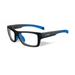 Wiley X Crush Sunglasses Matte Grey/ Blue Frame/ Clear YFCRS05