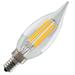Satco 11376 - 4.5CFC/LED/930/120V/E12 S11376 Candle Tip LED Light Bulb