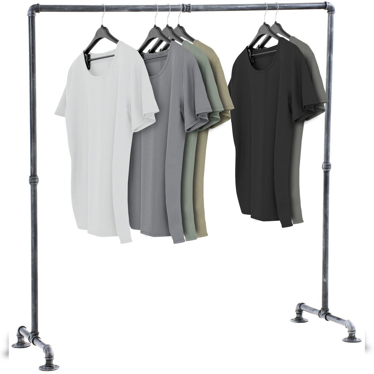 CLP Kleiderständer Jersey silber/150 cm Image