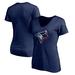 Women's Fanatics Branded Navy Toronto Blue Jays Red White and Team V-Neck T-Shirt