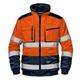 Sir Safety System MC4123HC3X "Morgan" Warnschutz-Blouson, Warnschutz-orange/Blau, Größe 3X