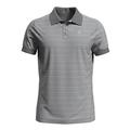 Odlo Nikko Dry Men's Polo Shirt S/S, Mens, Polo Shirt, 550062_70781_XL, Odlo Concrete Grey – Odlo Silver Grey – Stripes, XL