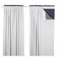 RAYYAN LINEN 66" Width X 90" Drop BLACKOUT THERMAL CURTAIN LININGS (Inc.Hooks) FOR ALL TYPES OF CURTAINS 3 PASS LINING TAPE TOP | SOLAR LIGHT REFLECTIVE COATED