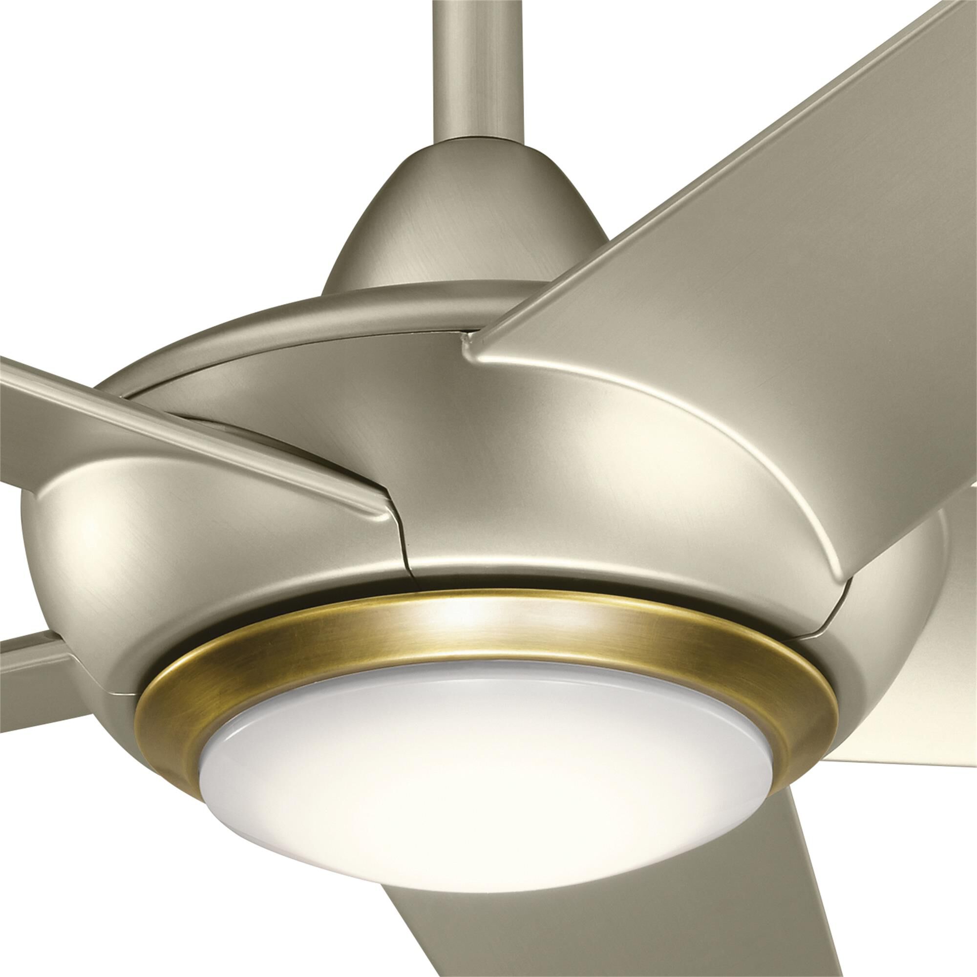 Kichler Lighting Kapono 52 Inch Ceiling Fan with Light Kit - 330089NI