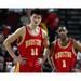 "Yao Ming & Tracy McGrady Houston Rockets Unsigned Hardwood Classics Huddle Photograph"
