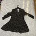 Zara Dresses | Leopard Print Dress | Color: Black/Tan | Size: S