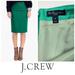 J. Crew Skirts | J. Crew Wool The Pencil Skirt Kelly Green | Color: Green | Size: Various