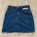 American Eagle Outfitters Skirts | Hollister Jean Skirt | Color: White | Size: 1j