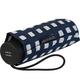 Pierre Cardin Supermini Taschenschirm Petito - Check to Dots - Weiss-blau