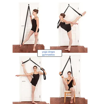 Stretcher-Strap Door Flexibility Stretching Legs Strap Ballet Cheer Dance Aqiner Trainer Yoga