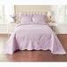 Lily Damask Embossed Bedspread by BrylaneHome in Lilac (Size FULL)