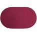 Alpine Braid Collection Reversible Indoor Area Rug in Vibrant Colors, 20"" x 30"" Oval by Better Trends in Burgundy Solid (Size 20X30 OVAL)