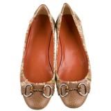 Gucci Shoes | Gucci Horsebit Accent Ballet Flats | Color: Brown/Green | Size: 9.5