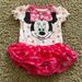 Disney Matching Sets | Disney Baby 2 Piece Onesie And Skirt Set. | Color: Pink/White | Size: 3-6mb