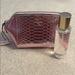 Victoria's Secret Bags | Bundle Of Vs Makeup Cosmetic Bag And Spray | Color: Pink/Silver | Size: Os