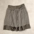 Burberry Skirts | Auth Burberry Silk Skirt | Color: Gray | Size: 2