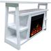 Cambridge Sawyer Electric Fireplace, Metal in White | 31.7 H x 53.1 W x 15.6 D in | Wayfair CAM5332-1WWLG3