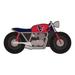 Fan Creations Motorcycle Cutout in Black/Gray/Red | 12 H x 12 W x 0.25 D in | Wayfair N2008-HOU