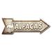 SignMission Alpacas Arrow Removable Decal Funny Home Décor 24" Wide Plastic/Acrylic in White | 12 H x 36 W x 1 D in | Wayfair RD-A-12-999987