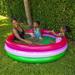 Pool Candy Inflatable Sunning Pool Watermelon Plastic in Brown/Green/Pink | 4.5 H x 60 W x 15 D in | Wayfair PC6060WM-F