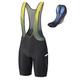 BALEAF Men's Cycling Bib Shorts 4D Padded Road Bike Shorts with Pockets Biking Tights Breathable UPF50+ Black/Yellow S