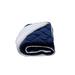 Red Barrel Studio® Super Soft Quilted Navy Navy & Fleece Throw Blanket Microsuede in Blue | 80 H x 60 W in | Wayfair