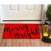 Hashtag Home Bertrand Merry & Bright Non-Slip Outdoor Door Mat Coir | Rectangle 1'5" x 2'5" | Wayfair 3341C27E07AE49B390636149ADEE3D04