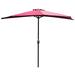 Charlton Home® Alder 8' 8" Market Umbrella Metal in Red | 92.9 H in | Wayfair 1417C8F74FB2489E8BAAC00E6E83A93F