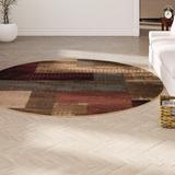 Brown 96 x 0.43 in Area Rug - Lark Manor™ Fegan Geometric Area Rug Polypropylene | 96 W x 0.43 D in | Wayfair RDBS8658 33711027