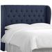 Wayfair Custom Upholstery™ Elsa Upholstered Wingback Headboard Polyester | 55 H x 59 W x 13 D in CSTM1507 22037633