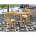 Winston Porter Valletta Butterfly Leaf Solid Wood Rubberwood Dining Set Wood in Brown | Wayfair 755E087E4D2D4AEB873358A7CAD540E5