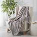 Charlton Home® Tullia Blanket Polyester in Gray | 66 W in | Wayfair 8EC5DBDE381549FC922C9F841D10F405