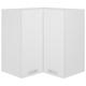 vidaXL Hanging Corner Cabinet White 57x57x60 cm Engineered Wood