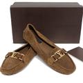 Louis Vuitton Shoes | Cognac New Suede Perforated Oxford Loafeers | Color: Brown | Size: 5.5