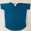 Lularoe Shirts & Tops | Lularoe Tee | Color: Blue | Size: 4tg