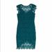 Free People Dresses | Free People Intimately Teal Lace Slip Dress | Color: Blue/Green | Size: M