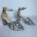 Jessica Simpson Shoes | Jessica Simpson Maudrie Sandal Snake Print | Color: Blue/Brown/Tan | Size: 7